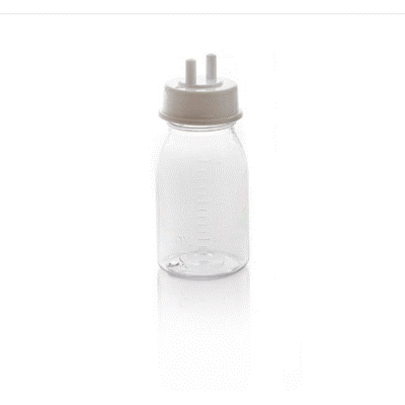 Breast Pump Accessory.  Milk bottle with two connections for LT595.